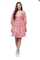 Stylum Women's Fit And Flare Knee Length Dress