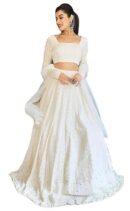 TRENDMALLS Women's Georgette Embroidery Lehenga Choli with Dupatta I Navratri Stylish Lehenga Choli for women